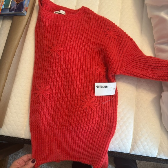 NWT Orangish Reddish Sweater - Picture 6 of 8